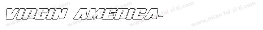 Virgin America字体转换